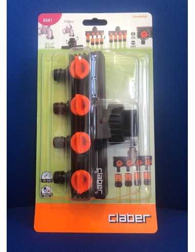 Conexión 4 tomas BLISTER D858100. Embalaje