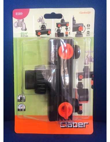 Conexión 2 vías toma 3/4 BLISTER D858900. Embalaje