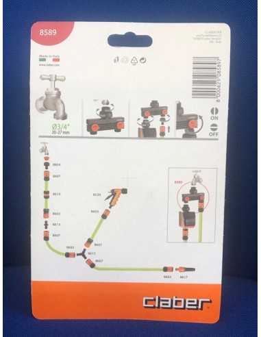 Conexión 2 vías toma 3/4 BLISTER D858900. Instrucciones