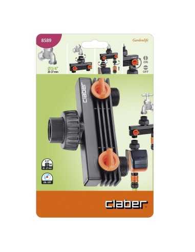 Conexión 2 vías toma 3/4 BLISTER D858900. Detalle