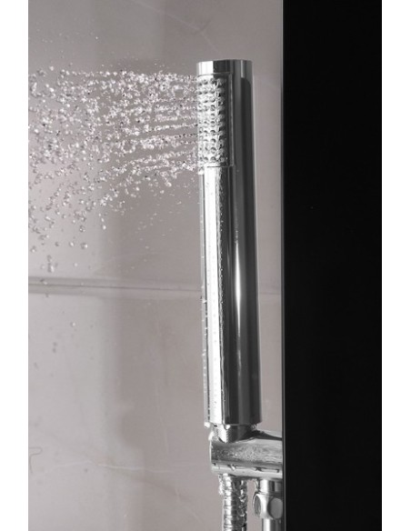 Columna de ducha termostática NOIR negra de Aquagrif.