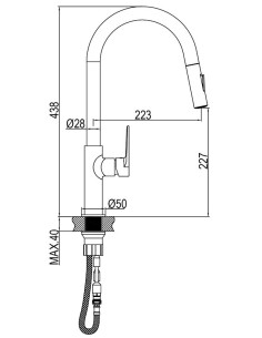 Grifo termostático de baño-ducha Termotech de RS · Pereda