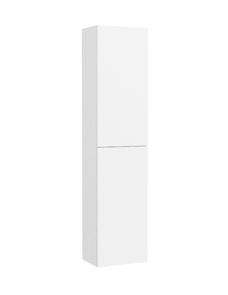 Columna auxiliar de baño con acabado en color beige madera 150x35x25 ·  Pereda.
