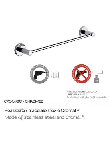 Toallero 35 cm FELCE en Cromo. Descripción