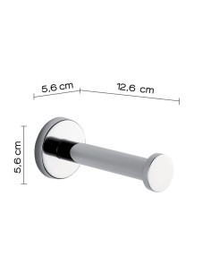 Portarrollos baño FELCE en Cromo. Principal 2