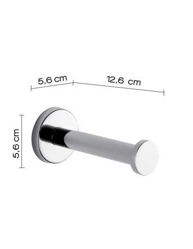 Portarrollos baño FELCE en Cromo. Medidas