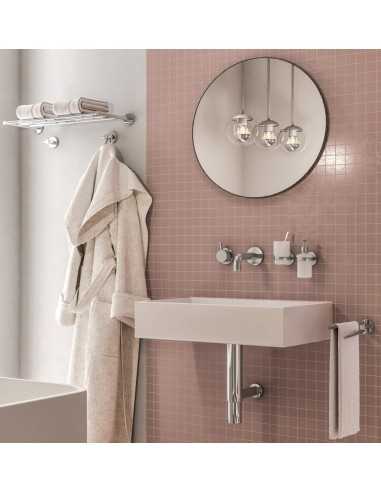 Percha baño doble FELCE en Cromo. Ambiente 2