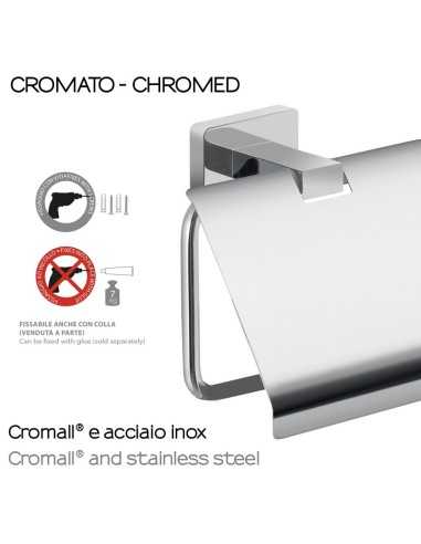 Portarrollos con tapa ATENA. Montaje