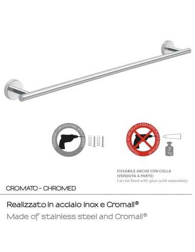 Toallero baño 60 cm G-EROS. Montaje