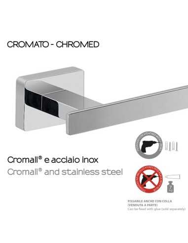 Toallero baño 35 cm ATENA. Montaje