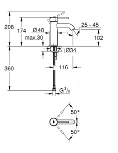Grifo de lavabo ESSENCE NEW GROHE. Principal 2