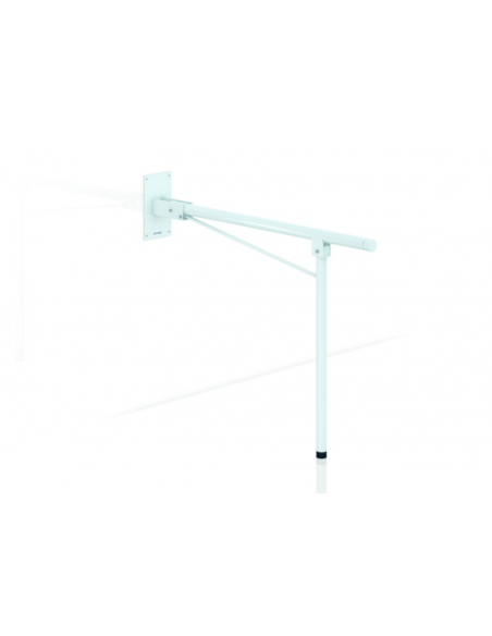 Barra abatible  GENWEC a suelo 80cm blanco. Principal