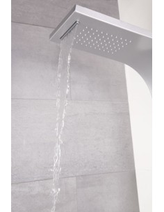 MORADO Columna ducha negro,Columna ducha termostatica,Sistema de ducha  termostatica,Grifo Ducha Negra Altura Regulable 80-115cm : :  Bricolaje y herramientas