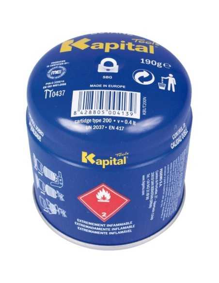 CARTUCHO BUTANO 190 GR KBUT200 FEGEMU. Principal